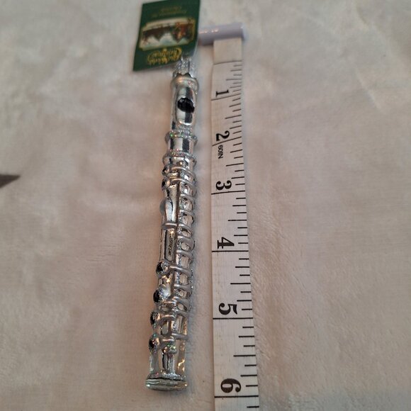 Old World Christmas Flute Glass Christmas Ornament 38036 Hand Crafted Instrument - Picture 6 of 6